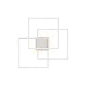 Plafond Ideallux Frame 341316 vit LED 33W 2700K 53,3 cm small 0