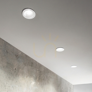Infälld takarmatur Ideallux Game guld LED 5,5W 3000K Ø5,8 cm 349084 small 1