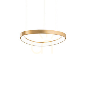 Pendellampa Ideallux Gemini mässing LED 42,5 cm 341545 small 0