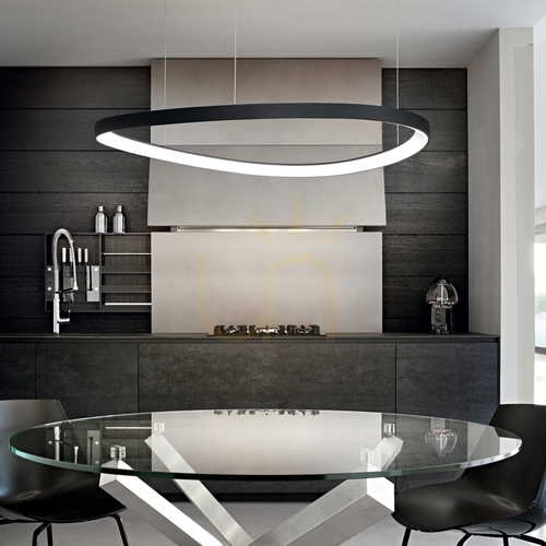 Kontrollera Pendellampa Ideallux Gemini mässing LED 81 cm 341606