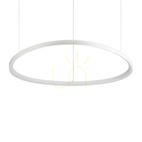 Kontrollera Pendellampa Ideallux Gemini 341613 vit LED 2700K Ø105 cm
