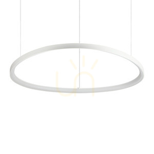 Pendellampa Ideallux Gemini 341613 vit LED 2700K Ø105 cm small 0