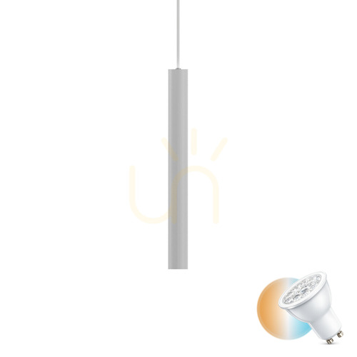Kontrollera Taklampa Ideallux Look vit GU10 aluminium 346854