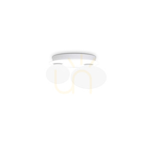 Plafond Ideallux NINFEA 327716 vit glas/metall 2xG9 Ø25 cm small 0