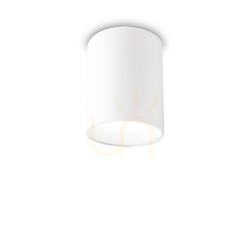 Kontrollera Plafond Ideallux Nitro 341781 vit LED 10W 2700K Ø8 cm