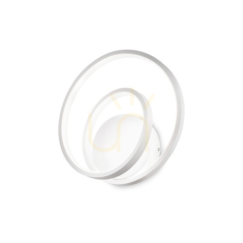 Kontrollera Vägglampa Ideallux OZ 342221 vit LED 2700K 29 cm