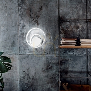 Vägglampa Ideallux OZ 342252 vit LED 26W 4000K metall/polystyren small 1