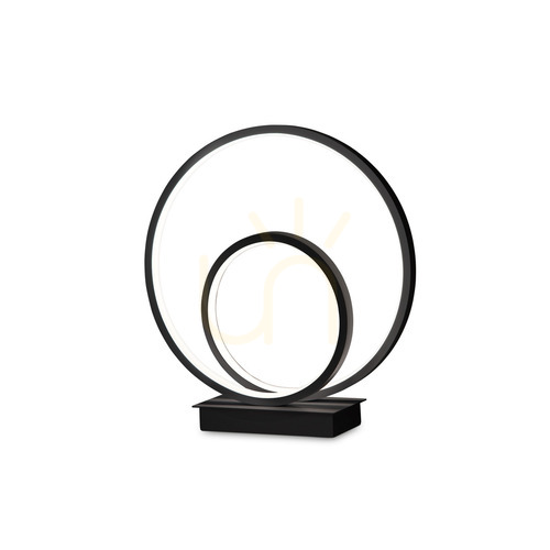 Kontrollera Bordslampa Ideallux OZ svart LED 2700K 28 cm 342474