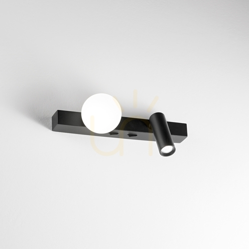 Kontrollera Vägglampa Ideallux Binomio mässing LED 2x6W 336671