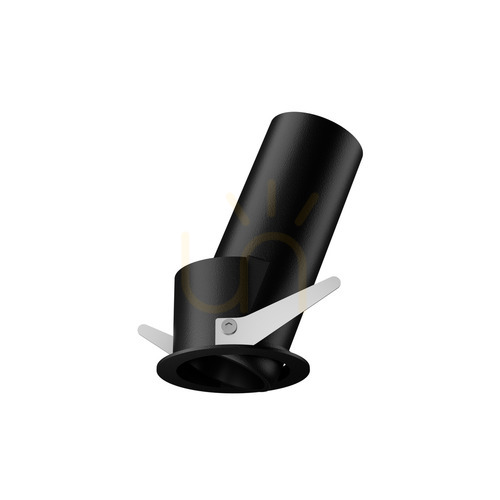 Kontrollera Infälld takarmatur Ideallux QUARK svart justerbar LED 12W 3000K 323008