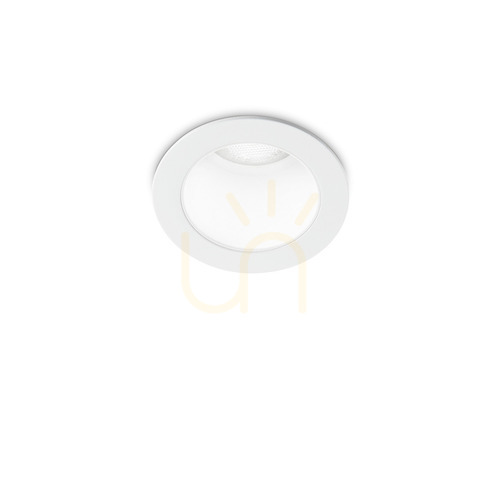 Kontrollera Infälld takarmatur Ideallux QUARK vit LED 5W 3000K 307756