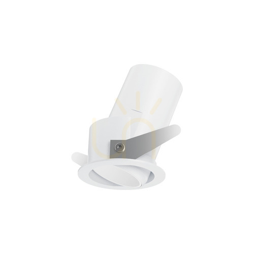 Kontrollera Infälld takarmatur Ideallux QUARK vit justerbar LED 3000K 9W 344829