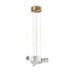 Golvlampa Ideallux SET UP 348223 mässing 3xE27 227 cm 0 Golvlampa Ideallux SET UP 348223 mässing 3xE27 227 cm small 0