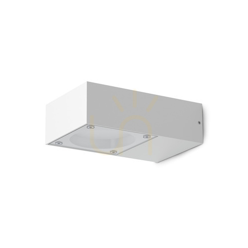 Kontrollera Utomhusvägglampa Ideallux SIRIO AP1 BIANCO vit GX53 318226