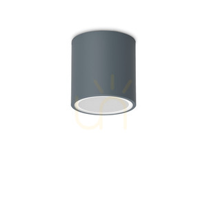 Utomhusplafond Ideallux TECHO 318110 antracit Ø9 cm GU10 small 2