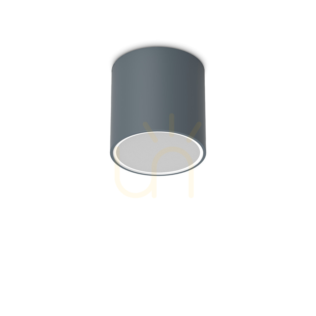 Förhandsvisning Utomhusplafond Ideallux TECHO 318103 antracit Ø15 cm GU10 Utomhusplafond Ideallux TECHO 318103 antracit Ø15 cm GU10