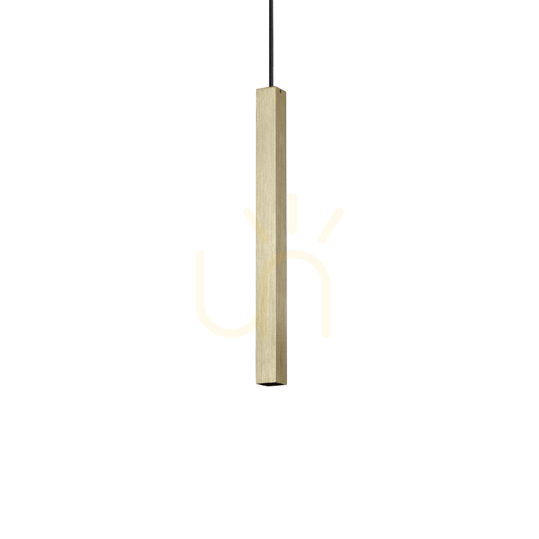 Kontrollera Pendellampa Ideallux Look mässing LED 3000K 8 cm 339740 Pendellampa Ideallux Look mässing LED 3000K 8 cm 339740