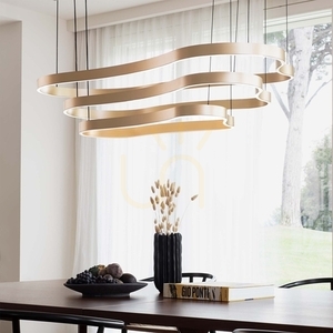 Pendellampa Ideallux Waves vit LED 54W 345291 small 1