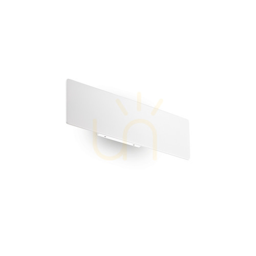 Kontrollera Vägglampa Ideallux Zig Zag vit metall LED 29 cm 2700K 342641