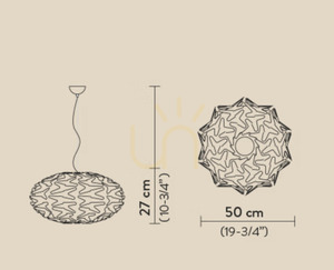 Slamp Cactus Suspension Pendel Guldlampa small 3