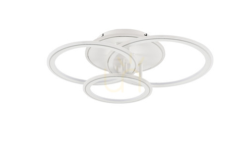 Kontrollera Taklampa Zuma Line LUNAR MS238130-WH LED 55 W 5300 lm CCT 3000-6000 K med fjärrkontroll vit krom 61 cm
