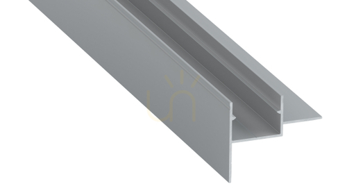 Kontrollera LUMINES profil typ Motta silveranodiserad 2 m