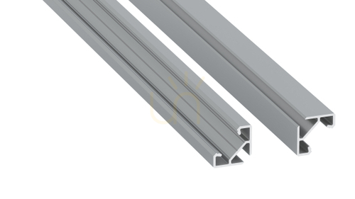Kontrollera LED-profil LUMINES typ ajar silveranodiserad 1 m