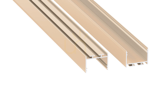 LUMINES LED-profil typ alba Ljus Elfenben lackerad 2 m small 0