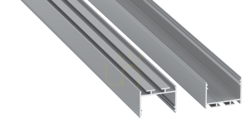 Kontrollera LED-profil LUMINES typ alba silveranodiserad 1 m