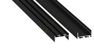 LED-profil LUMINES typ aria svart anodiserad 1 m small 0