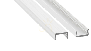 LUMINES LED-profil atom typ vitlackerad 2 m small 0
