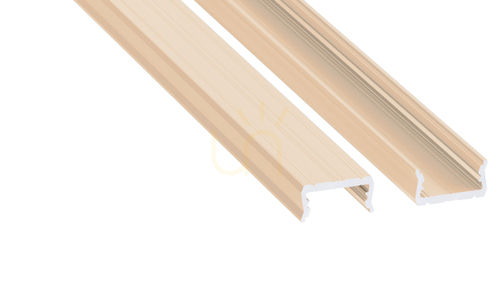Kontrollera LUMINES LED-profil typ atom Ljus Elfenben lackerad 1 m