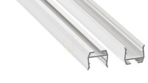 LED-profil LUMINES typ axel vitlackerad 1 m small 0