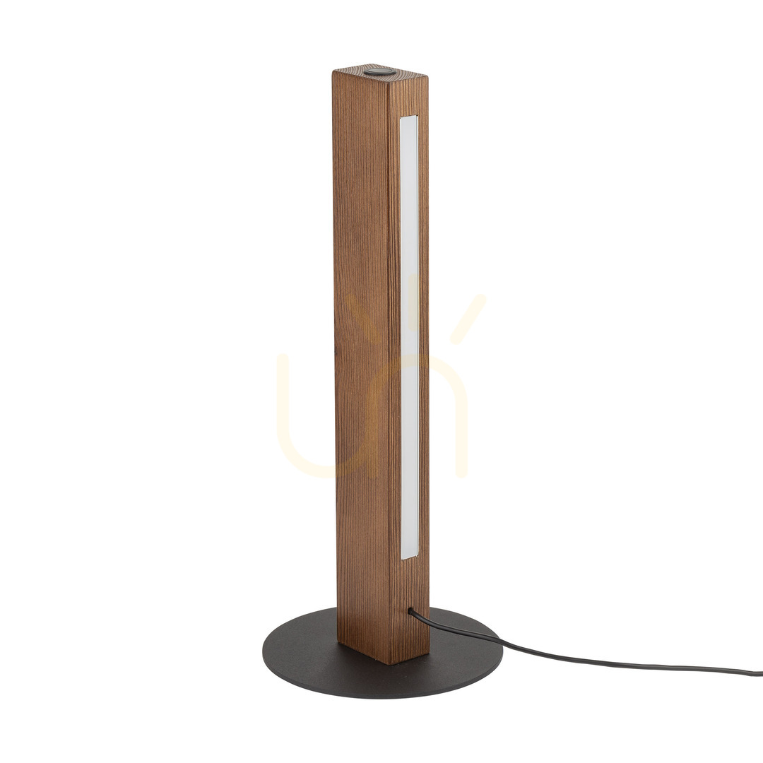 Teo Led nattlampa i valnöt