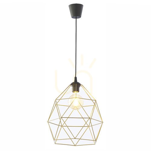 Kontrollera Galaxy svart/guld taklampa 1 Xl