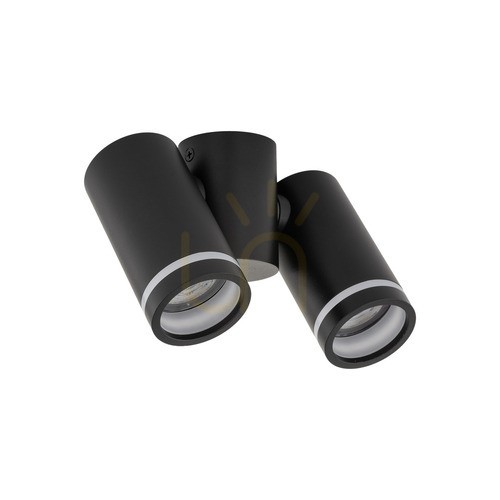Kontrollera Jet Set Black 2x Gu10