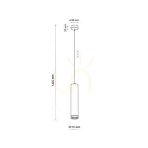 Jet Black taklampa 1 Xgu10 small 6