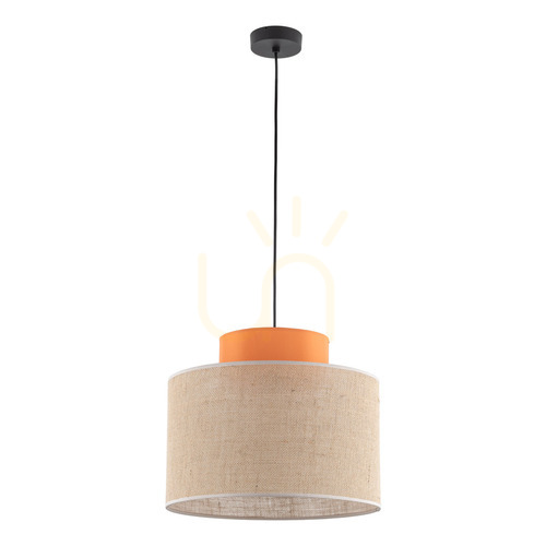 Kontrollera Duo Jute Orange taklampa 1