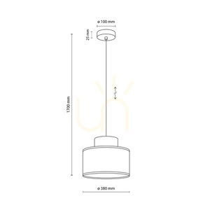 Duo Jute Grön Pendellampa 1 small 5