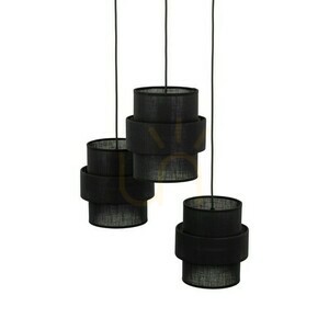 Calisto svart pendellampa 3 cirklar small 2