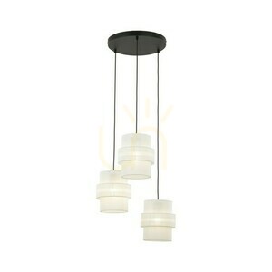 Calisto vit pendellampa 3 cirklar small 3