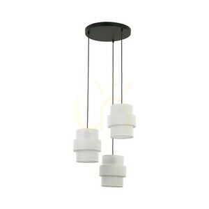 Calisto vit pendellampa 3 cirklar small 6