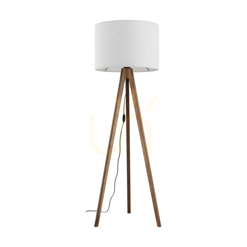 Kontrollera Grand Walnut golvlampa