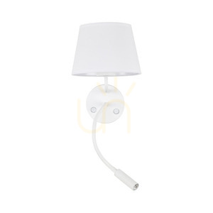 Maja Vit Vägglampa 2 E27 + G9 small 8