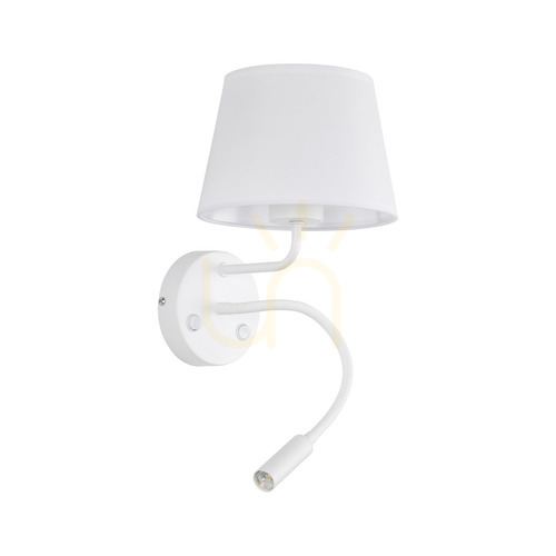 Kontrollera Maja Vit Vägglampa 2 E27 + G9
