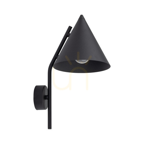 Kontrollera Cono Svart Vägglampa 1