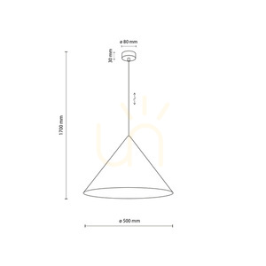 Cono brun taklampa 1 Xl small 4