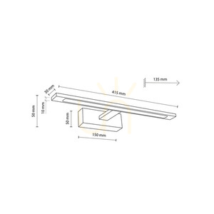 Galleri Led Krom 12 W small 5