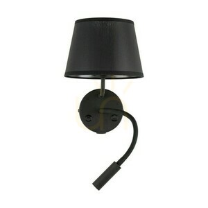 Maja Svart Vägglampa 2 E27+ G9 + Usb small 10