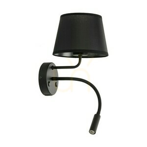 Maja Svart Vägglampa 2 E27+ G9 + Usb small 5